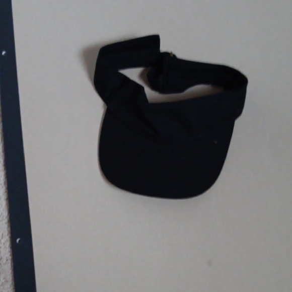Black Visor Cap - Picture 1 of 3